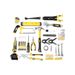 218 Tool Kit General Hand With Yellow Tool Set Case Plastic Storage Toolbox Household Piece_voghion.com