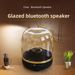 Desktop Subwoofer Glazed 4th Generation Bluetooth GLASS Black Gold Collection Speaker Card_voghion.com