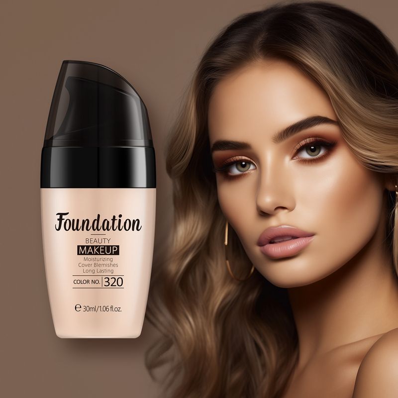 LAIKOU Foundation Liquid 30ML Multiple Colors Optional Moisturizing Fda Cosmetics Manufacturers One Piece Dropshipping_voghion.com