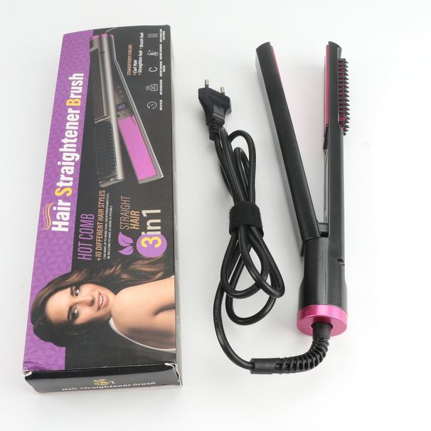 2 az 1-ben mini forró hajfésű hajvasaló_voghion.com