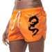 Men's Quick-Dry Polyester Beach Shorts With Dragon Print - Lightweight, Breathable Stylish For Summer Sports & Casual Wear (Multiple Colors & )_voghion.com