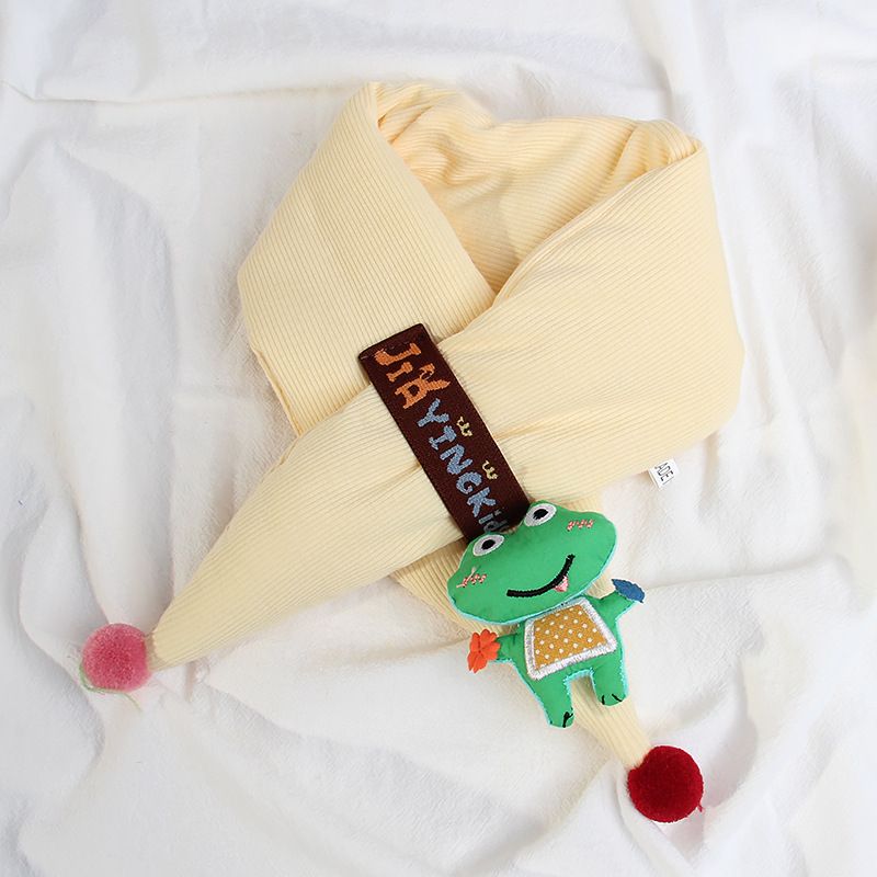 Autumn winter Korean version new children's boys girls, cute and warm scarf for babies, cotton neck cover_voghion.com