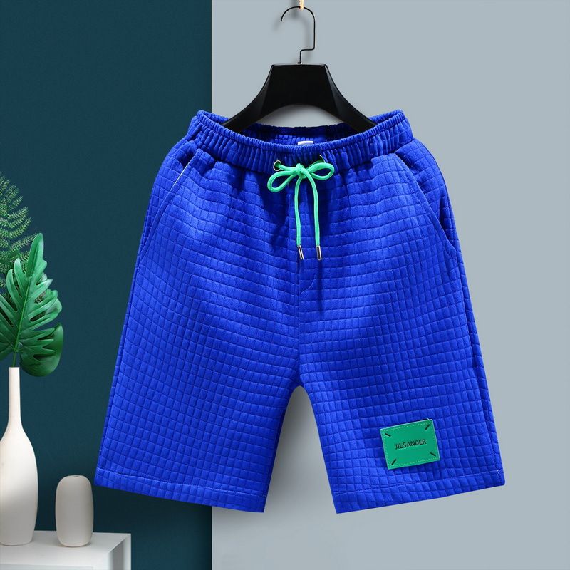 2023 nouveau été glace soie Shorts hommes Net rouge ruffian beau vêtements de plage décontracté polyvalent sport pantalon hommes_voghion.com