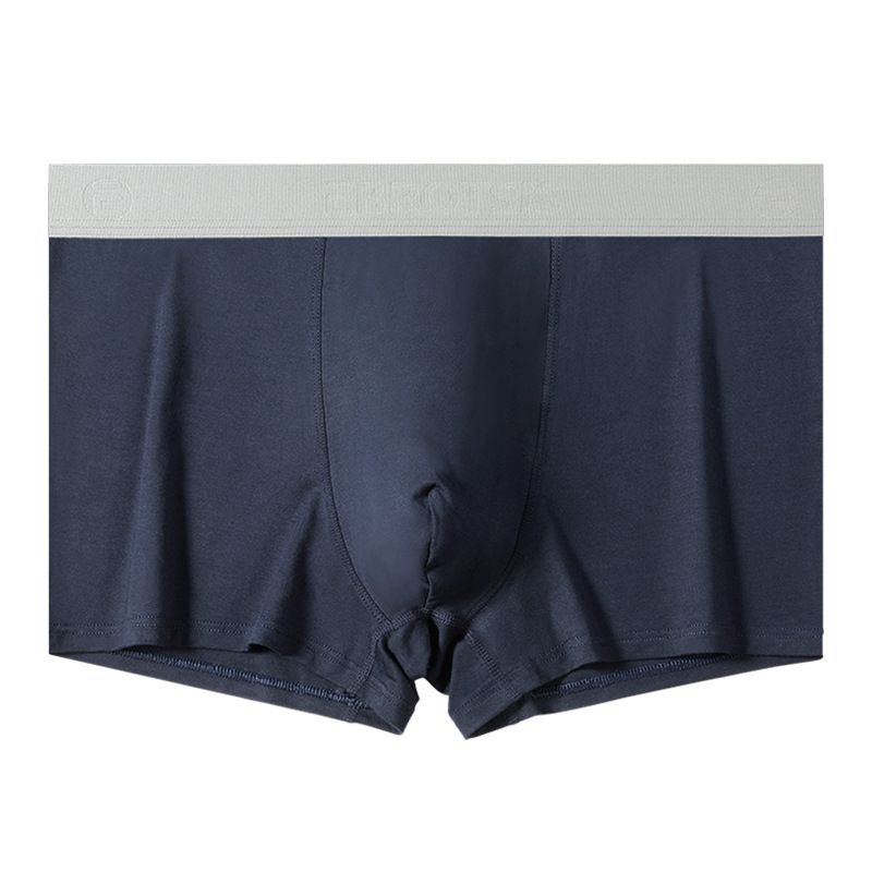 Men's Underwear Seamless Breathable Men's Mid Waist Classic Boxer Shorts Antibacterial Boys Shorts_voghion.com