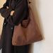 Matte Für Frauen 2025 Neue Herbst Winter Schulter Tasche Strukturierte Pendler Tote Große Kapazität_voghion.com