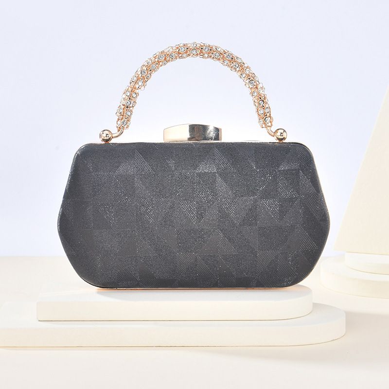 Borsa da sera piccola e profumata, nuova, versatile, in raso, da donna, con tracolla a pois_voghion.com