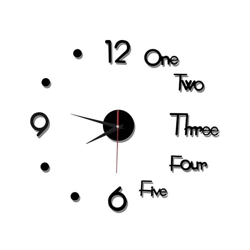 Akrüülist peegli kleebis tausta seina elutoa helendav kell uus mudel_voghion.com