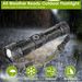 Tactical LED Flashlight Zoomable Rechargeable Search Light Torch 50000LM With 5Modes SOS Night Light For Night Walking Adventures_voghion.com