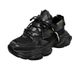 Women's Black Dad Shoes Trend Summer Breathable New Versatile Ins Super Popular Thick Sole Sneakers_voghion.com