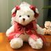 Toy Cute lace bear doll Teddy bear doll small plush toy claw machine doll activity gift_voghion.com