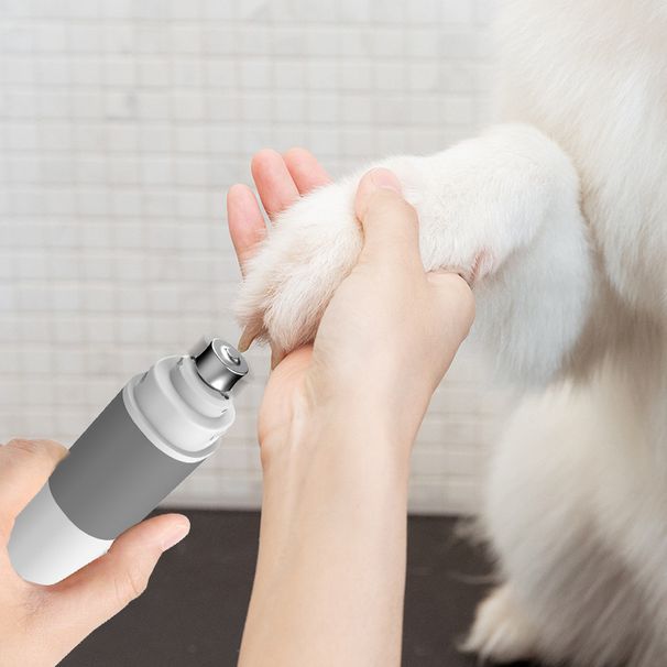 High-Power LED Dual-Light Electric Clipper For Cats And Dogs Automatic Trimmer Pet Nail Grinder_voghion.com