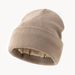 Autumn And Winter Satin Large Head Circumference Knitted Hat European And American All Match Protection Hairstyle Warm Satin Wool Hat Cold Hat_voghion.com