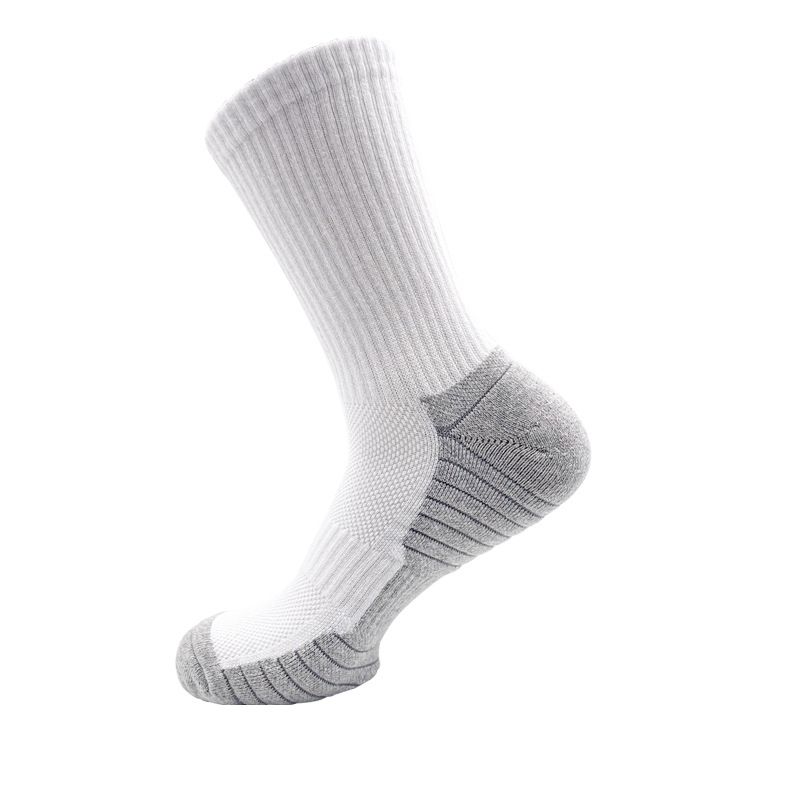 Basketball socks stockings for men pure cotton padded towel bottom wicking sweat breathable anti-friction socks_voghion.com