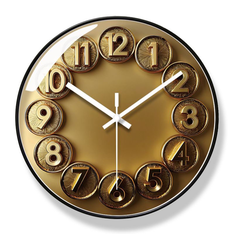 Yipula 7136 Orologio da parete al quarzo creativo, luminoso, di lusso, per soggiorno, casa, moda nordica, silenzioso_voghion.com