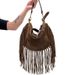 2025 New Suede Fringe Multifunctional Underarm Bag Large Capacity Shoulder Bag_voghion.com