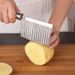 Stainless Steel Corrugated Knife Potato Slicer Corrugated Multifunctional Wave Potato Knife Spike Knife Potato Slicer_voghion.com