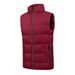 Men's Stand Collar Vest – Lightweight Quilted Sleeveless Jacket, Slim Fit With Zip Pockets (M-8XL) Layering Essential For Casual & Streetwear_voghion.com