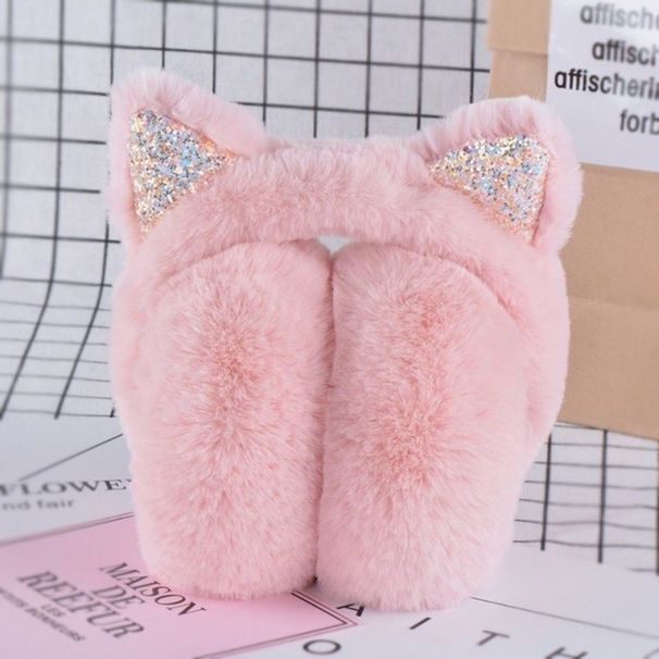 Copriorecchie caldi per donne autunno inverno stile coreano carino studente manicotti protezione cartone animato peluche borse auricolari antigelo_voghion.com