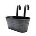 Metallener Blumen-Wandhänger, Hängekorb für Blumentöpfe, Pflanzen, Eimer, Garten-Pflanzgefäße aus Zinn, Balkon-Hängekorb für Sukkulenten_voghion.com