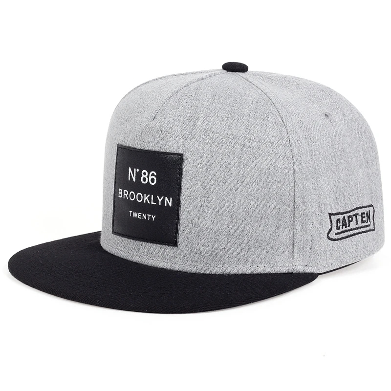 Meeste ja naiste BROOKLYN pesapalli puuvillane reguleeritav Snapback müts Nahast sildiga N86 Hip Hop mütsid Päikesemüts Unisex veoautomütsid_voghion.com