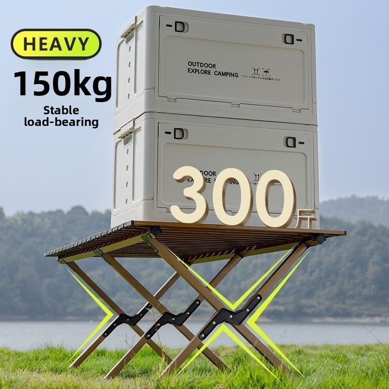 Klappbarer Eierrollentisch und Stühle für den Außenbereich, multifunktional, kompletter Haushaltssatz, langlebig, neu, faul, tragbar, Camping, Picknick_voghion.com