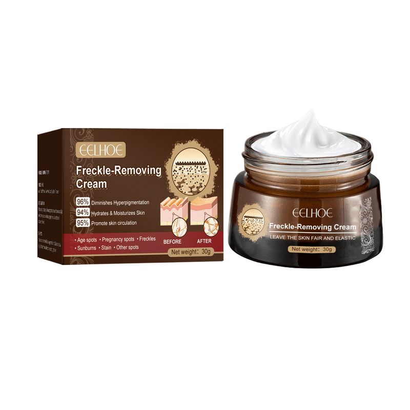 La crema per la rimozione delle lentiggini EELHOE reintegra e idrata le lentiggini, schiarisce le macchie scure, illumina e abbellisce la pelle_voghion.com