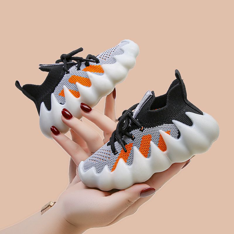 Kannerkleeder Jongen Sportschue 2024 Summer Kannerschue Mesh Atmungsaktiv Basketball Kannerschue Kanner Summer Meedercher Turnschue_voghion.com