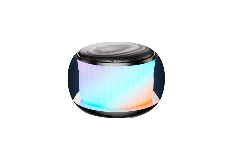 F9 Wireless Glare Night Light Small Steel Cannon Mini Large Volume Bluetooth Portable Speaker Super Heavy Bass Audio_voghion.com