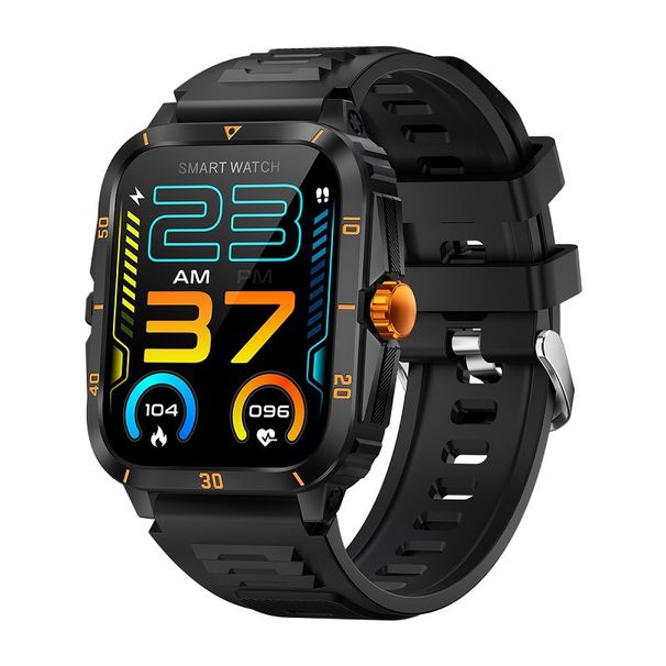 Reloj inteligente Kt71 para exteriores, con tres pruebas de llamadas Bluetooth, resistente al agua hasta 3 m, para natación y para hombre_voghion.com