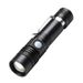 Lampe torche multifonction Cross-Border 518 LED T6 Mini Zoom pour extérieur, rechargeable par USB, à éclairage puissant_voghion.com