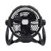 Outdoor Camping Outdoor Camping Fan Baustelle Wasserdicht Tragbarer Beweglicher Beleuchtungsventilator Wiederaufladbarer Angelventilator mit Starkem Wind_voghion.com