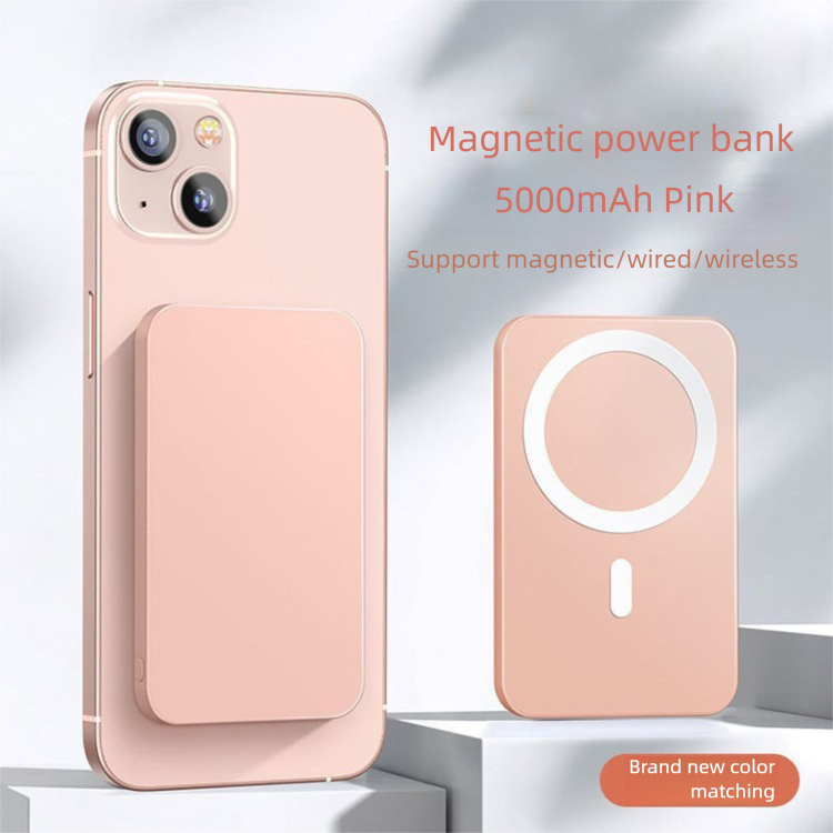 Magnetic Power Bank Universal For Phone 8-15 Pro Max Wireless Back Clip Battery Compact And Portable_voghion.com