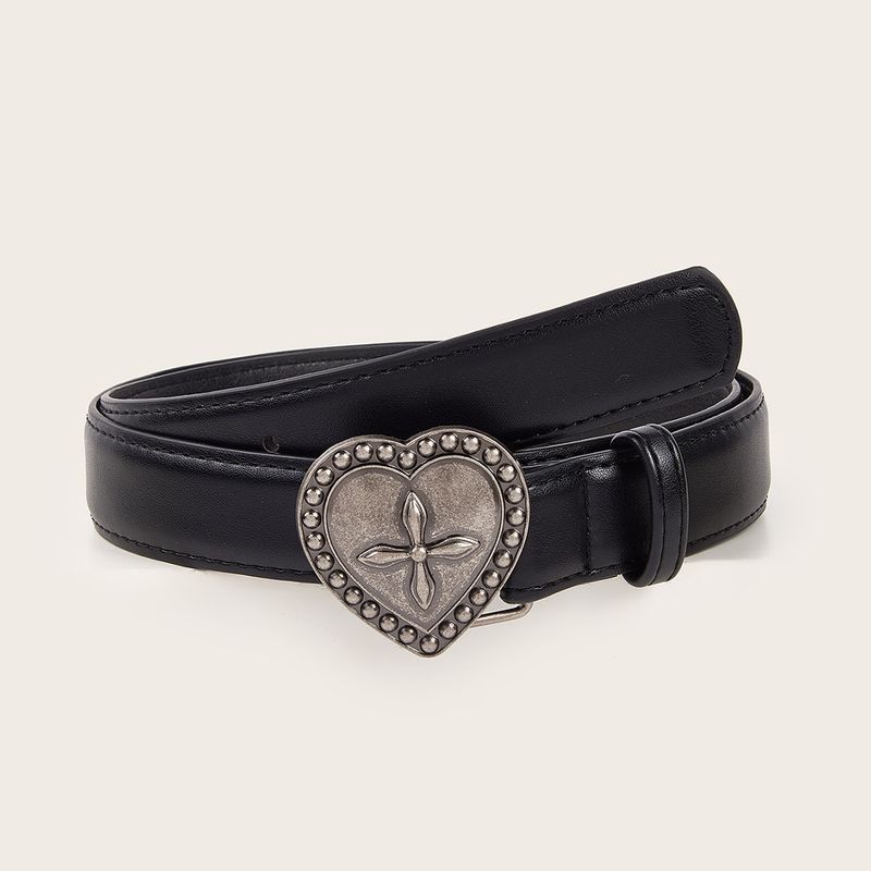 Fornitura diretta dalla fabbrica nuova cintura con bottone a pressione in metallo versatile semplice retrò da donna cintura decorativa jeans con moda_voghion.com