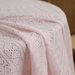 Luxury Pink Lace Tablecloth – Polyester Embroidered Dining Table Cover, Non-Slip & Dustproof – Rectangle Table Decor For Coffee Table, Side Table_voghion.com