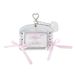 RosyPosy Soft Design Ballet Leather Holder With Shiny Silver Strap High-Value Student Campus Portable Bus And Meal Card_voghion.com