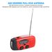 LED Disaster Hand Crank Charging Electricity Solar AM/FM For Emergency Light Radio_voghion.com