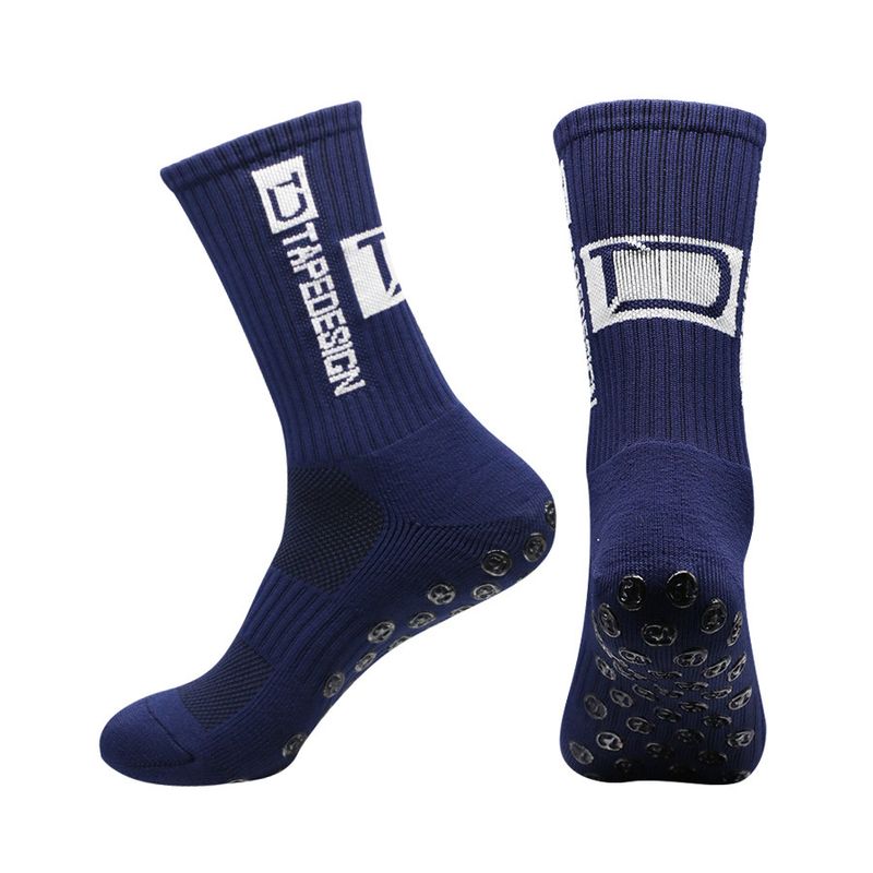 Men's non slip sports socks, football socks, medium calf, non slip, football, cycling, thermal socks_voghion.com