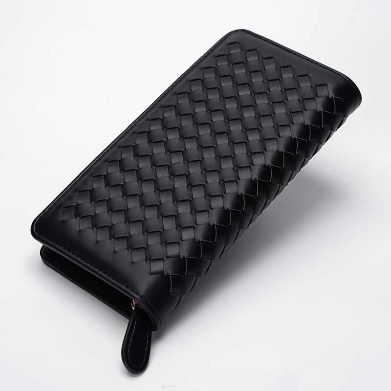 Handwoven Wallet New Business Leisure Men's and Women's Wallet Handheld Bag Mobile Bag Fashion Bag_voghion.com