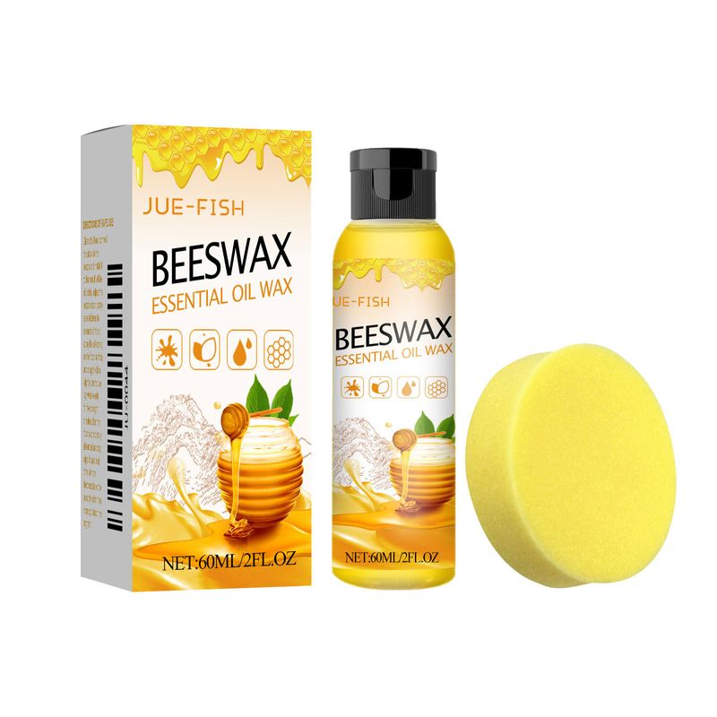 Jue-Fish Premium Beeswax Polish For Mahogany & Hardwood - Restores Luster, Reduces Drying & Cracking | Food-Safe, Non-Toxic Wood Conditioner, Easy-App_voghion.com