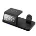 New Private Model Mobile Phone Wireless Charger Multi Function Fast Charging 15W Clock Alarm Watch Earphone Wireless Charging_voghion.com