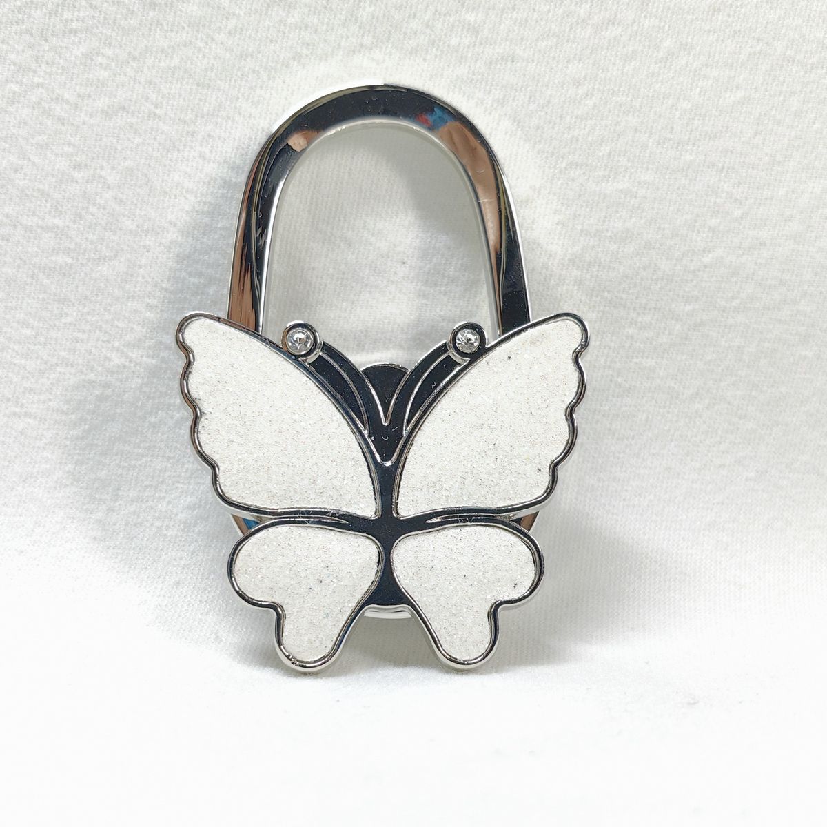 Glittering Butterfly Bag Hook - Stylish & Decorative Alloy Bag Accessory With Multiple Color Options Hook Bag Hook Bag Hardware Crafts_voghion.com