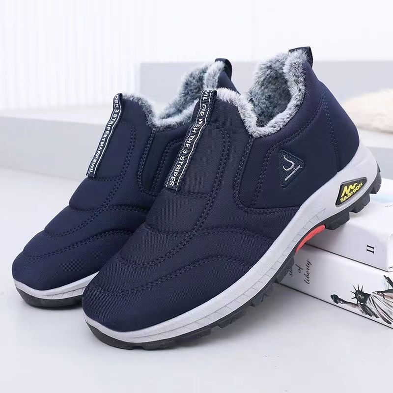 Winter new fleece-lined old Beijing cloth shoes dad shoes thickened warm middle-aged and elderly men's sports casual cotton shoes_voghion.com