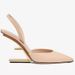 European and American solid color pointed toe open toe high heel sandals for women 2024 summer new elastic band metal heel temperament single shoes_voghion.com