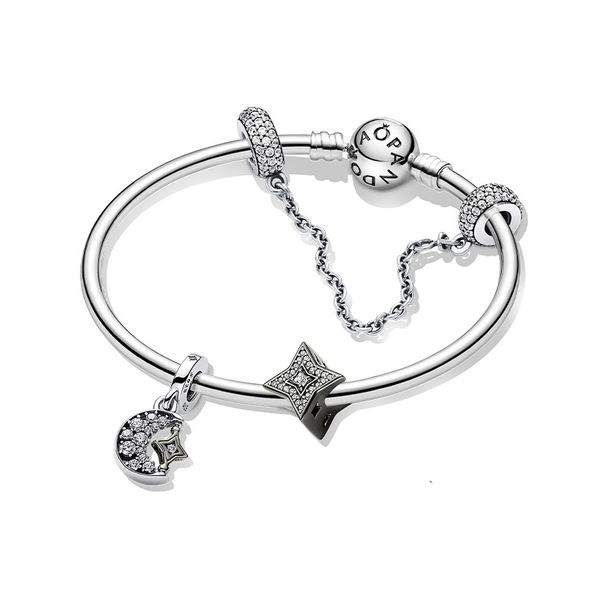 Cadou de argint Ascunde pisica, Legenda Lunii, Brățară Limba Stelei, Set Lanț cu Povești DIY_voghion.com