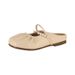 2025 Spring Summer New Women's Closed-Toe Single Shoes Versatile Flat Casual One-Strap Mules Sandals_voghion.com