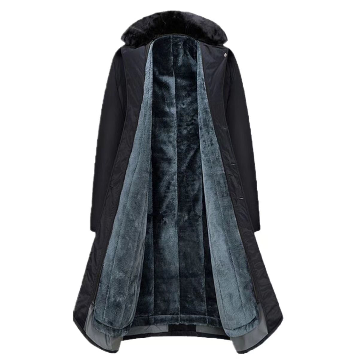 Herrenbekleidung, herausnehmbares Futter, wasserdicht, mit Fleece gefüttert, langer Wintermantel für die Arbeit im Freien – winddicht, warm – Unisex-Sicherheits- und Arbeitsschutzjacke_voghion.com