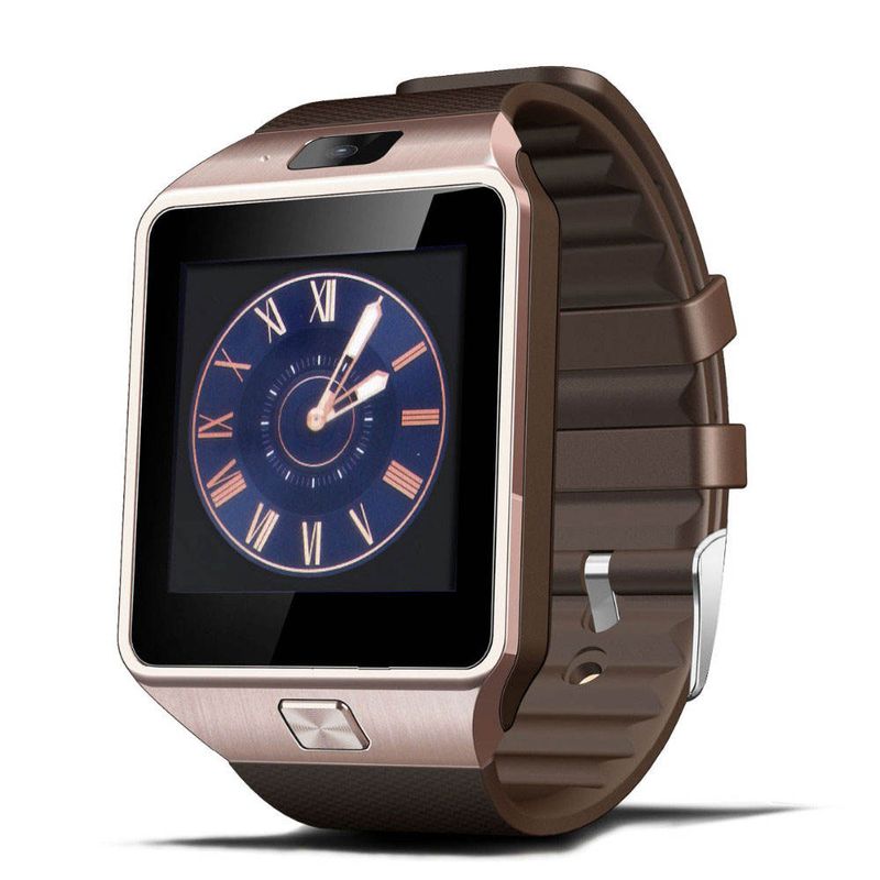 DZ09 Mobile Relogio Reloj Inteligente Smartwatch Rohs Android Watch para Samsung com slot para cartão Sim Suporte para telefone inteligente_voghion.com
