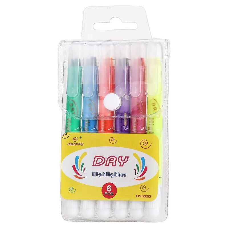 6-farbiger Jelly-Gel-Textmarker – nicht verlaufende Bibelmarker zum Lernen, Tagebuchschreiben und kreativen Notizenmachen_voghion.com