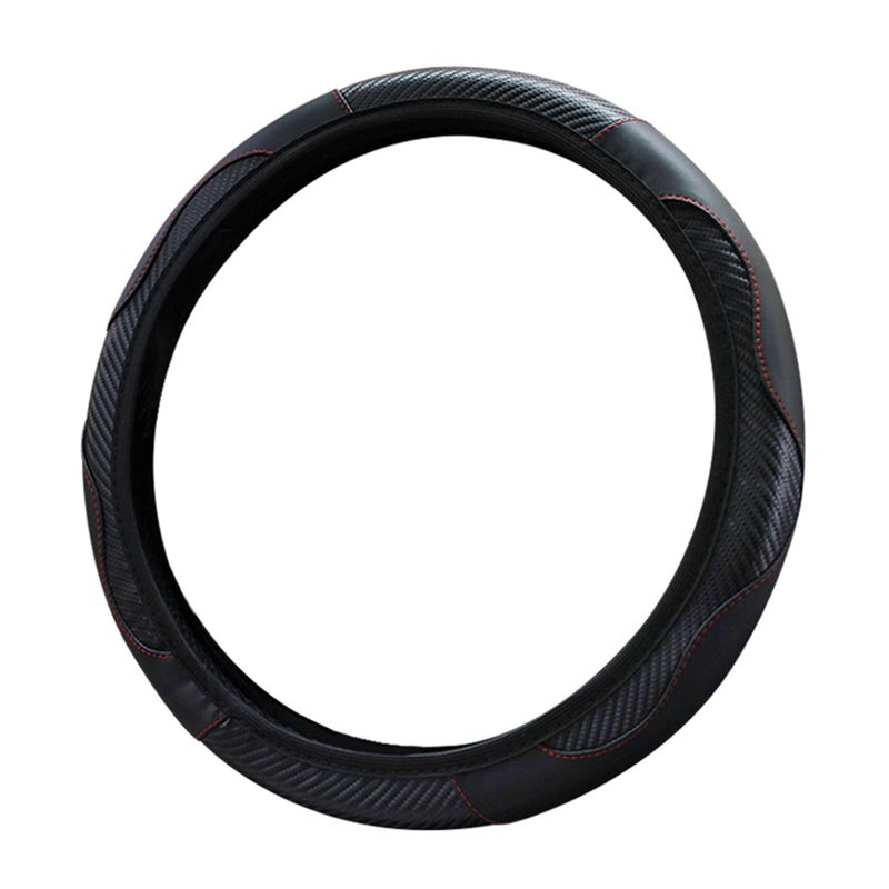 Yuanmheng Steering Wheel Cover 38cm Anti Slip Leather Universal Protective Car Steering Wheel Cover for Auto_voghion.com
