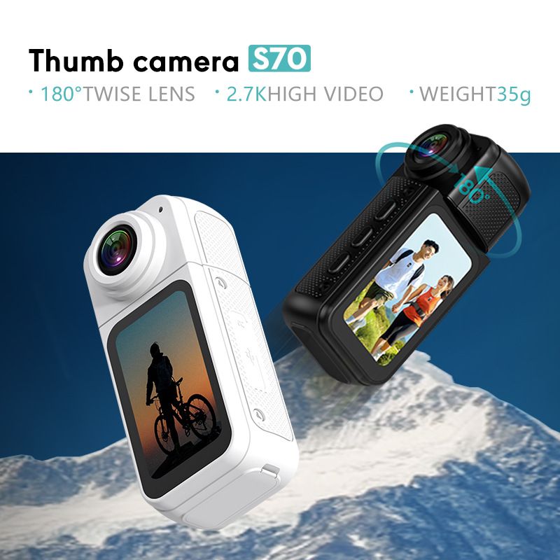 Y3000 Outdoor Sports Cycling Mountaineering Recorder Thumb HD Video Camera 1080p_voghion.com